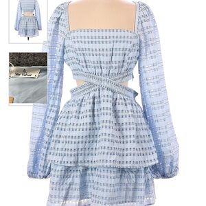 Shy velvet cutout dress size large